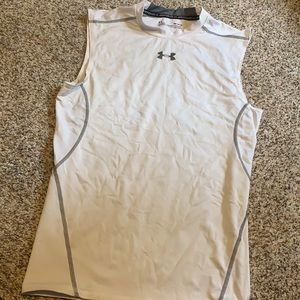 Under Armour White Compression Tank